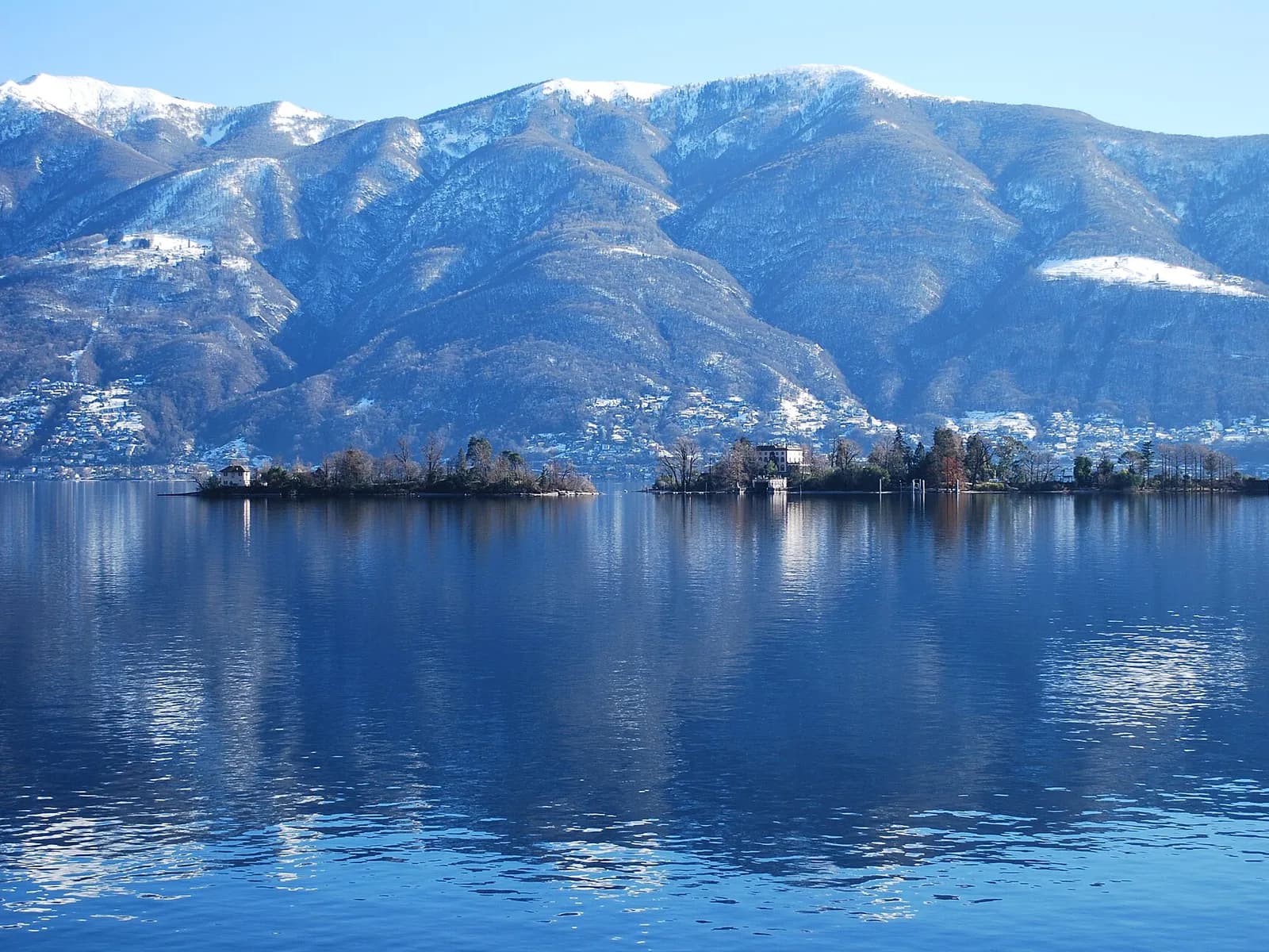 Reisepanorama rund um Brissago-Inseln in der Schweiz
