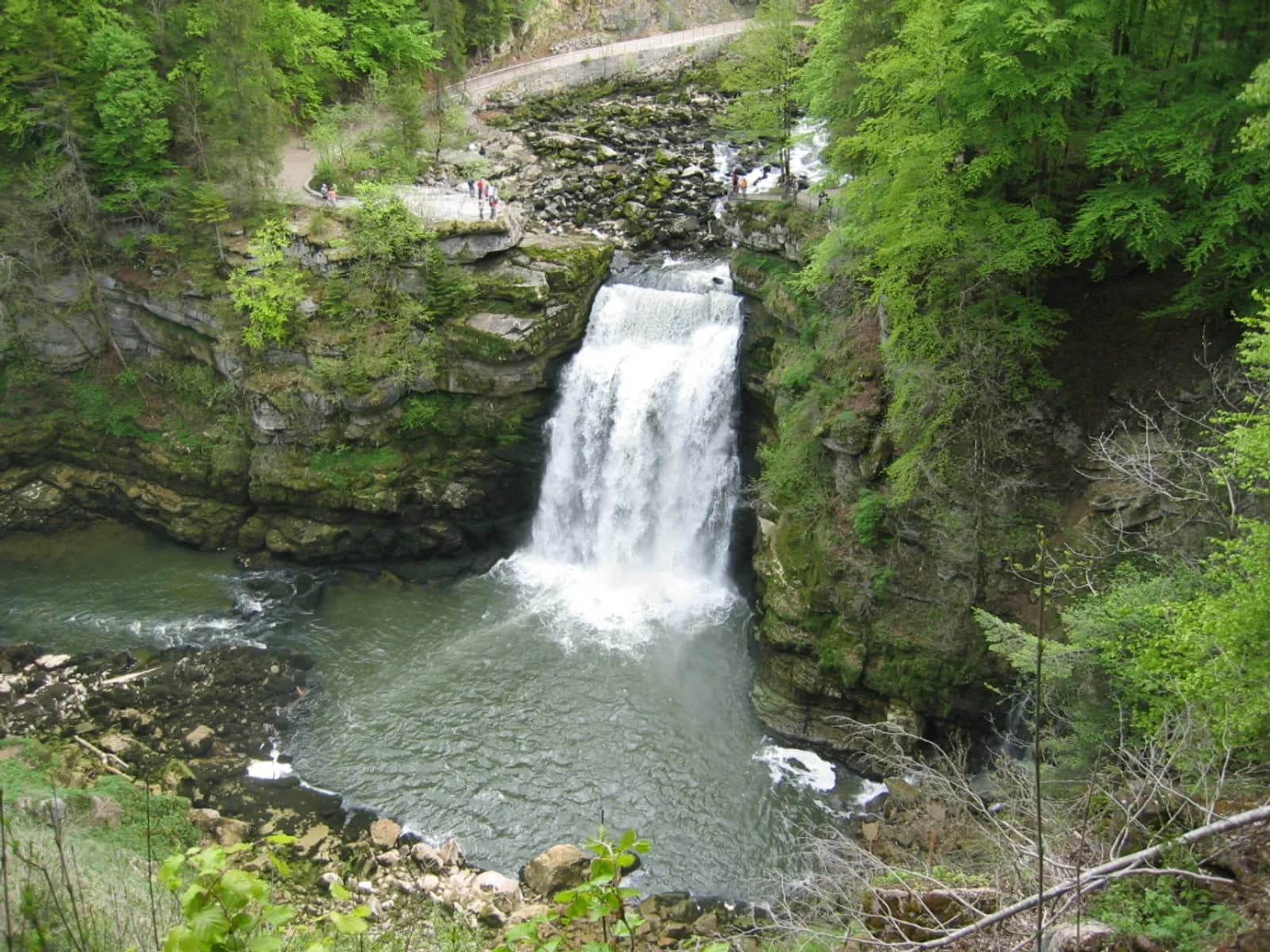 Landschaft bei Saut du Doubs, Neuenburger Jura · Les Brenets, Schweiz
