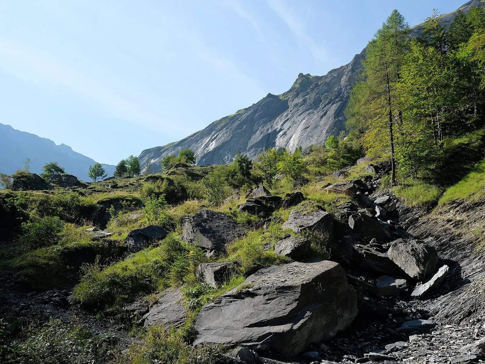 Landschaft bei Weisstannental, St. Gallen · Sarganserland, Schweiz