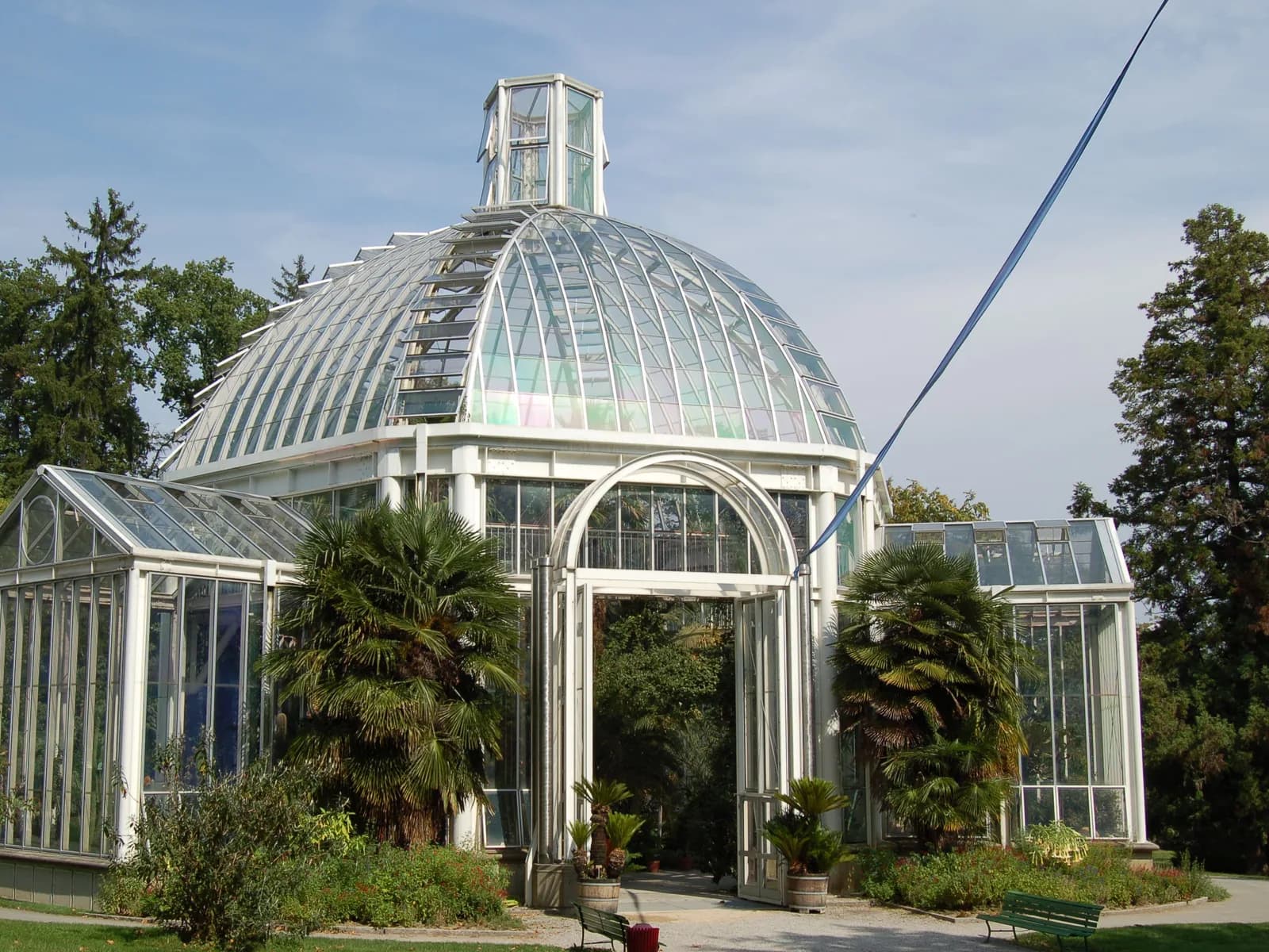 Landschaft bei Botanischer Garten Genf, Genf · Genfersee, Schweiz