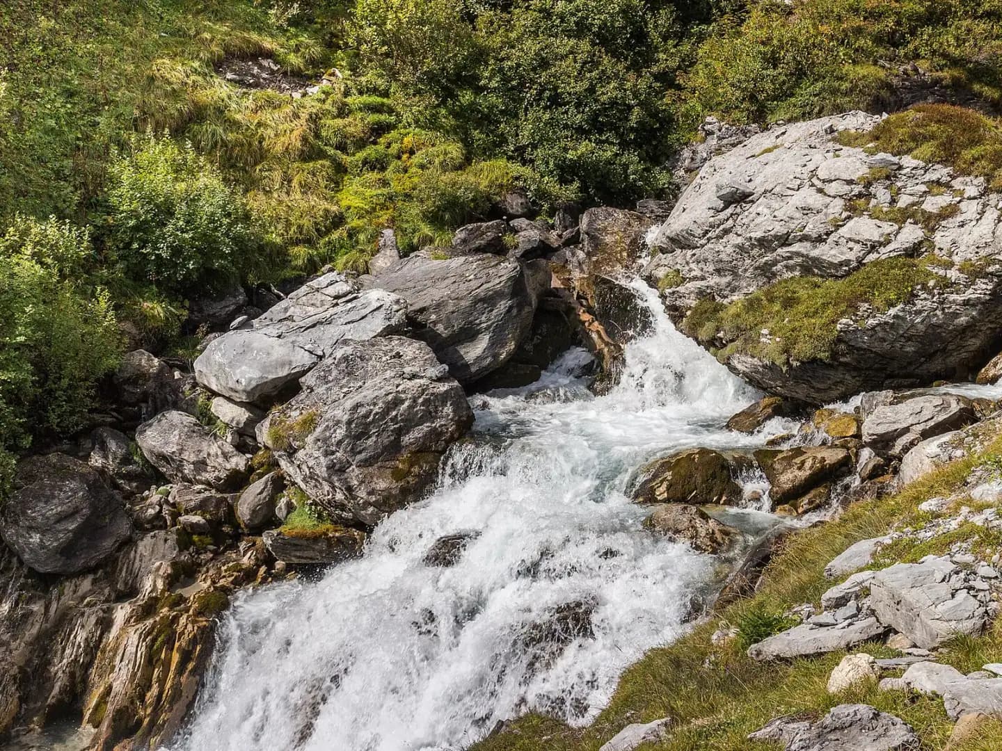 Weg und Naturformen bei Val Frisal
